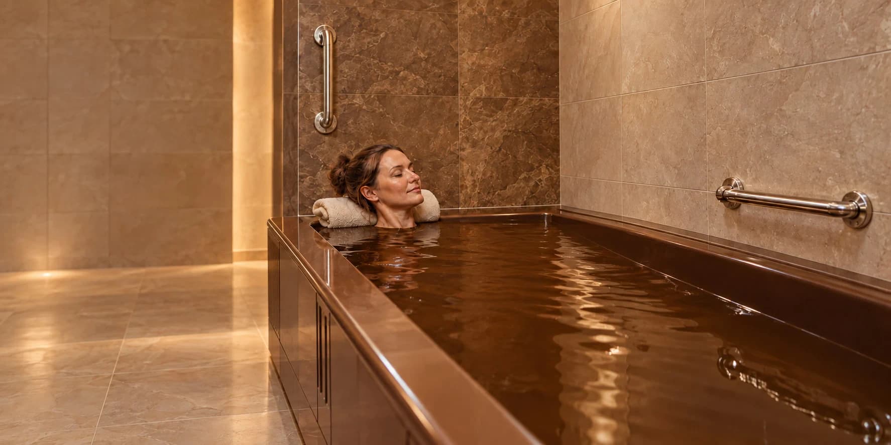 Full-body naftalan bath